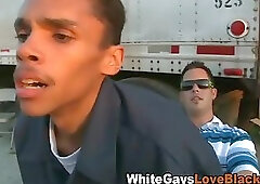 Amateur black thug ass fucked