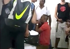 Fresh meat on the toilet