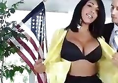 Decadent but passionate fucking for a big dick shemale American