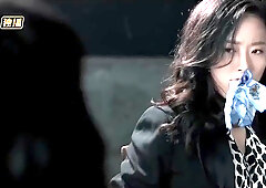 Woman Stuff Gagged And Chained To Chair