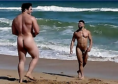 Muscle Men Nude Beach