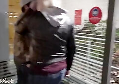 two Germans SCREWING at a Educate Station!!