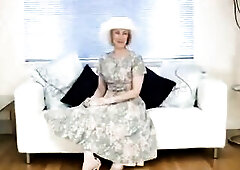 Excited granny cucumber twat penetration