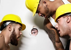 Construction site kinkiness with Thyle Knoxx, Morgan Blake, and more