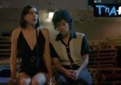 Melissa Barrera Lesbian,  Breasts Scene  in Vida