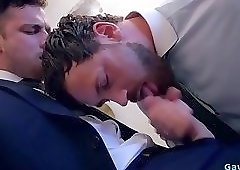 Muscle gay anal sex and cumshot