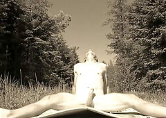 Andys Pork Knuckle Gymnastic in Nature Mai 2022 erotic Training Outdoor