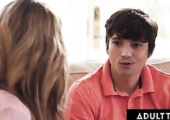 ADULT TIME - Desperate MILF Pristine Edge Makes Deal With Sleazy Stepson! PUSSY FOR CHORES!