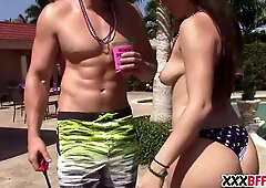 Independence day teenager group sex