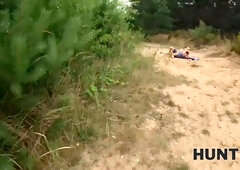 Hunt4k. she cheated on her boyfriend for cash at a public beach