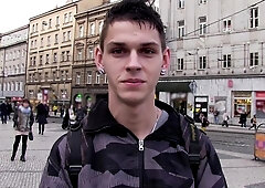 Twink takes a facial after a nice round of dirty anal