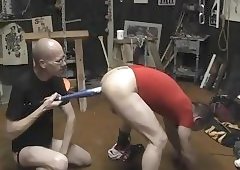 Dominated gay ass fucked from behind