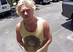 Surfer hunk doesn't want to suck dick, but he really needs some money