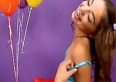 Flat Gigi Rivera Wishes for a Hard Cum for Her Birthday