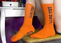 Giada Da Vinci - Giada Da Vinci Teases Her Socks Bitch With