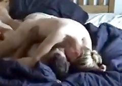 Blonde rides like creampie like hell