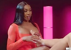 Ebony trans n roommate become FUCKMATES!