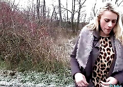 I Warm My Large Schlong inside her Warm Soaked Snatch - Public Agent