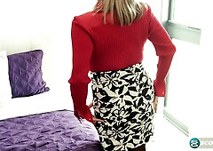 The 69-year-old with the sensitive nipples & very pink beaver returns