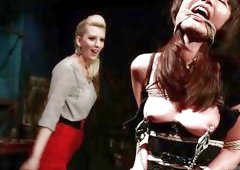 Asian Cutie Spanked And Punished By A Blonde