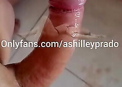 Ts fucked him hard & the little slut handled the dicks well.mp4