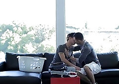 Hot gay hunk gets nasty