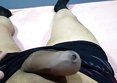 Man masturbating, male massage male, onanism