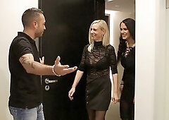 FFM-Dreier Zara-Mendez und Messy-Tina lassen sich von Andy-Star ficken