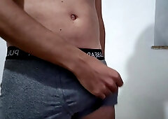 My first-ever Jerk Off Instructions! Jism with me (MASSIVE and JIGGLING EJACULATION