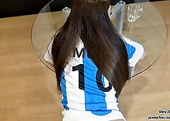 mother I'd like to fuck caliente hincha a Argentina en el Mundial: con el alma y con el culo