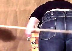Daddy Spanks His Boy in Tight Jeans