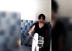 Joselynne Crossdresser In High Heels And Nylons With Pink Strap Livecam Part 03 One more Angle