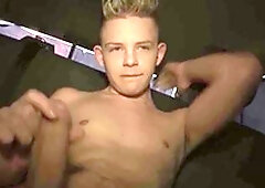 LustForBoys.com: Alex Silvers stroking at the backseat