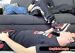 Getting mischievous by sneaker socks and soles