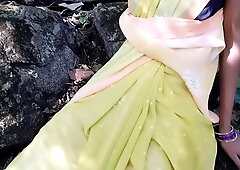 Indian Lady In A Girl Talking Dirty Words For Fucking With Her Stranger In Jungle, A Desi Aunty Dirty Talking About Sex In Jungle With Her Love