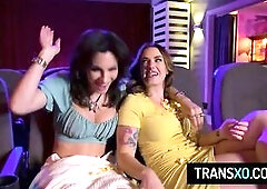 Curvy mother I'd like to fuck ditch dates for public episode theater sex with a transsexual