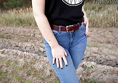 Hawt Cutie Teasing Her Overweight Camel Toe In Beige Vintage Underclothing