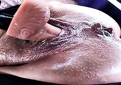 MOM’s Cunt Screw Practice Session Taking Large Dick From Her Favourite Toy