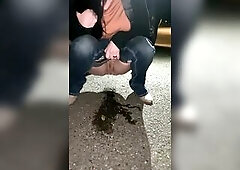 peeing on the side of the road (ONLYFANS @ladysj555 )
