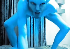 Utterly super-naughty Thin Avatar masculine milks on a couch for his viewers