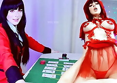 Pov: Crazy Yumeko Jabami Lost at Gambling and Let You Fuck all Her Holes!