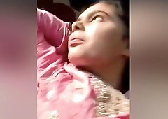 Today Exclusive- Cute Desi Village Girl Showing Her Pussy