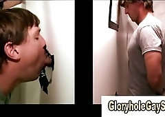Filthy straight man duped at gloryhole