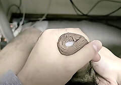 I Tried Massaging My Balls And Masturbating My Skin With My Foreskin Dick