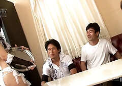 Asuka Tsukamoto Beautiful Mature Maid Cafe - Caribbeancom