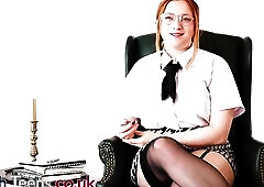 BRITISHTEENS RED HEAD STEALS MY WORK DAILY