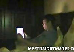 Amateur Porn Watcher Jerking Off