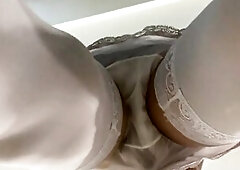 SisK on hawt underware up petticoat view