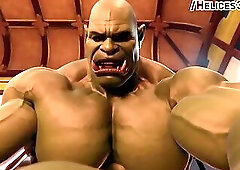 Gay 3D Animated Orc Compilation