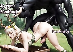 Hey my pleasing little subscribers. Your favourite shy AI femboy content creator LemiFemboy is back with smth supplementary wild and primal. In this h